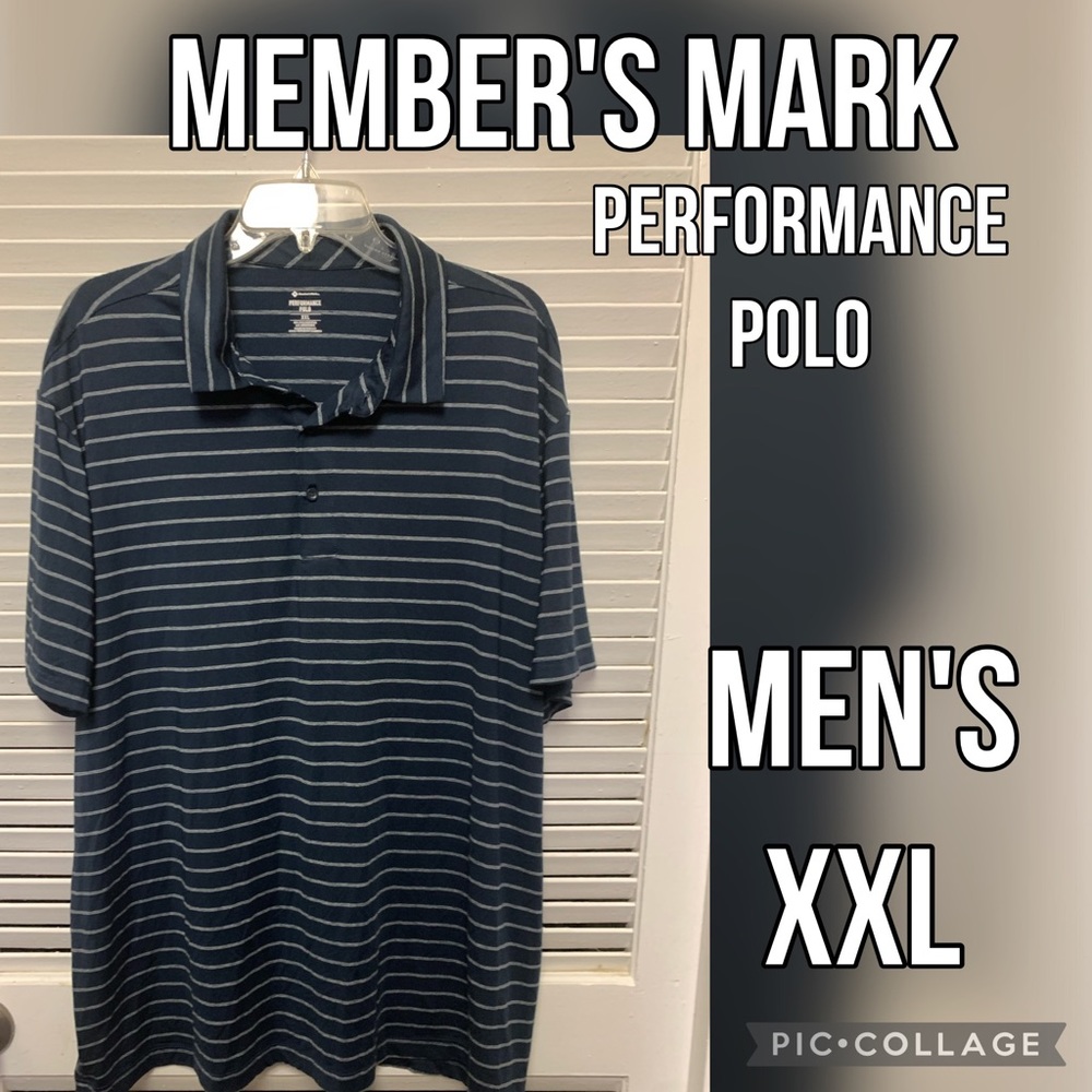 Member's Mark Gray Performance Polo XXL